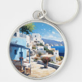 Oia Santorini Sleutelhanger (Voorkant)
