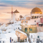 Oia Santorini Sticker (Voorkant)