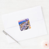 Oia Santorini Vierkante Sticker (Envelop)