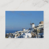 Oia Santorini Visitekaartjes (Achterkant)