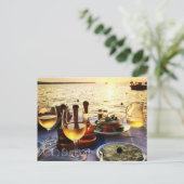 Oia Sunset Briefkaart (Staand voorkant)