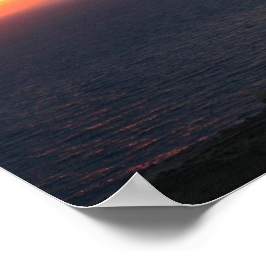 Oia Sunset Poster (Hoek)