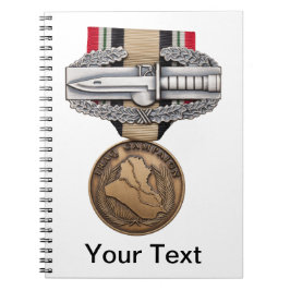 OIF-gevechtsactiebadge Notitieboek