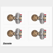 OIF-gevechtsactiebadge Rechthoekige Sticker (Vel)