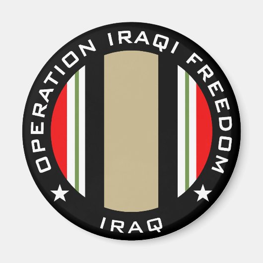 OIF Irak Magneet (Voorkant)