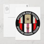 OIF - OEF 1 ster Briefkaart (Voorkant / Achterkant)