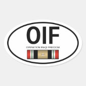 OIF-Sticker Ovale Sticker (Voorkant)