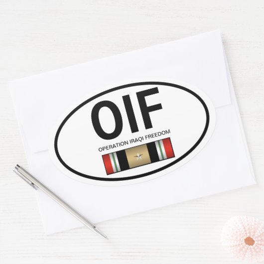 OIF-Sticker Ovale Sticker (Envelop)