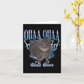Oiia Oiia Cat Brainrot Kaart (Gele Bloem)