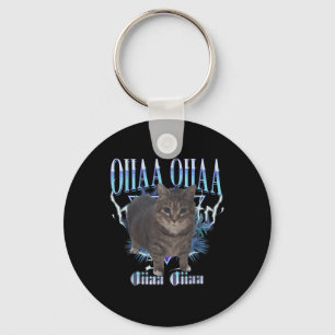 Oiia Oiia Kat Hersenspoeling Sleutelhanger