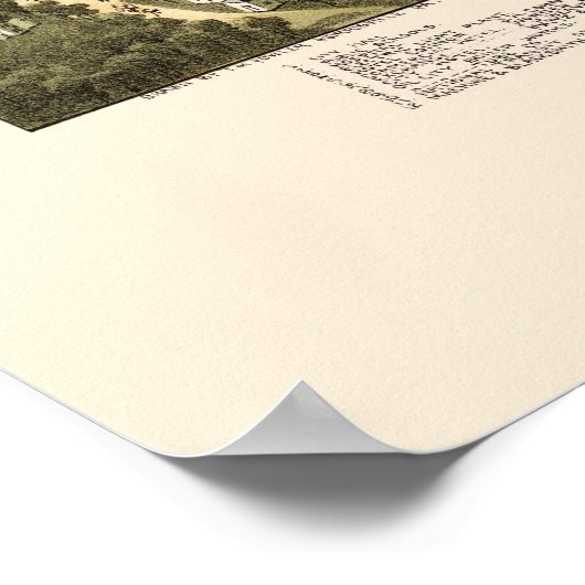 Oil City, PA Panoramic Map - 1896 Poster (Hoek)