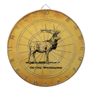 Oil City, Washington Elk Dart Board Dartbord