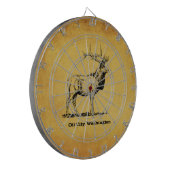 Oil City, Washington Elk Dart Board Dartbord (Voorkant Links)