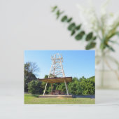 Oil Derrick Picnic Table, I-20 Highway, Texas Briefkaart (Staand voorkant)