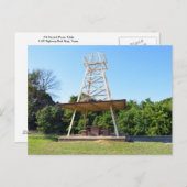 Oil Derrick Picnic Table, I-20 Highway, Texas Briefkaart (Voorkant / Achterkant)