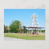 Oil Derrick Picnic Tables, I-20 Highway, Texas Briefkaart (Voorkant)