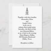 Oil Derrick Wedding | Uitnodiging (Voorkant)
