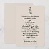 Oil Derrick Wedding | Uitnodiging (Voorkant / Achterkant)