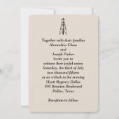 Oil Derrick Wedding | Uitnodiging (Voorkant)