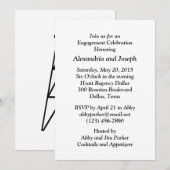 Oil Derrick Wedding | Uitnodiging van de indienend (Voorkant / Achterkant)