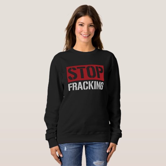 Oil Drilling Oilfield Fracker   Fracking   Trui (Voorkant volledig)