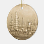 Oil Field Humble, Texas Keramisch Ornament (Links)
