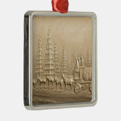 Oil Field Humble, Texas Metalen Ornament (Rechts)