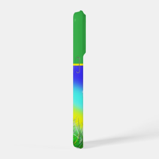 Oil Painted Dandelion Weed Clock, iPhone Hoesje (Rechterkant)