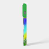 Oil Painted Dandelion Weed Clock, iPhone Hoesje (Linkerkant)