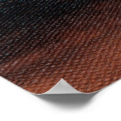 oil painting of beautiful purple sunset over ocea poster (Hoek)