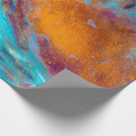 Oil painting on canvas. Abstract art background. F Cadeaupapier (Hoek)