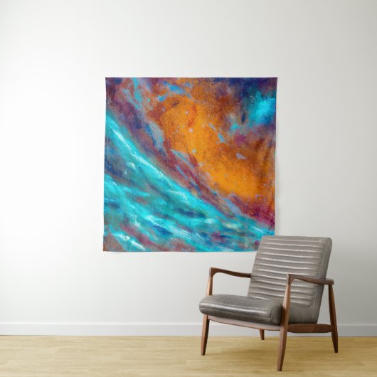 Oil painting on canvas. Abstract art background. F Wandkleed (In situ)
