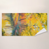 oil painting on canvas - autumn forestpaint,oil,ar badhanddoek (Badhanddoek)
