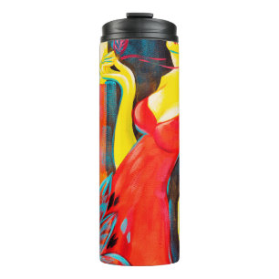 Oil Painting - Passionate Ladypainting, oil, art, Thermosbeker