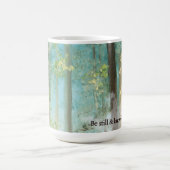 Oil painting style Coffee Mug Psalm 26:10 Koffiemok (Center)