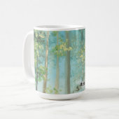 Oil painting style Coffee Mug Psalm 26:10 Koffiemok (Voorkant links)