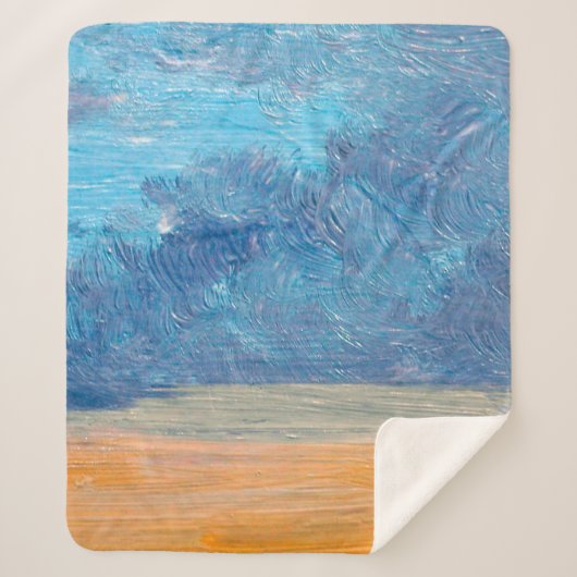 Oil paintings landscape. Fine art. abstract,art,ba Sherpa Deken (Voorkant)