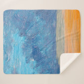 Oil paintings landscape. Fine art. abstract,art,ba Sherpa Deken (Voorkant (horizontaal))