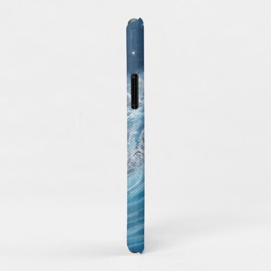 Oil pastel wave for phone case (Achterkant/rechts)