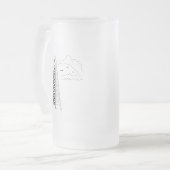 Oil Rig Frosted Mug Matglas Bierpul (Voorkant links)