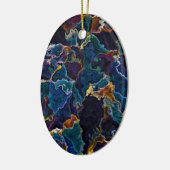 Oil Slick Ceramic Ornament (Links)