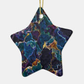 Oil Slick Ceramic Ornament (Links)