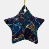 Oil Slick Ceramic Ornament (Achterkant)