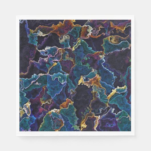 Oil Slick Napkins Servet (Voorkant)