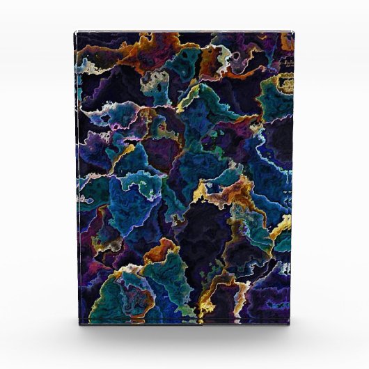 Oil Slick Photo Block Fotoblokken (Voorkant)
