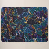 Oil Slick Sherpa Blanket Deken (Voorkant (horizontaal))
