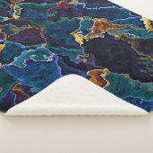 Oil Slick Sherpa Blanket Deken (3/4)