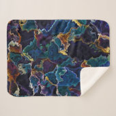 Oil Slick Sherpa Blanket Deken (Voorkant (horizontaal))