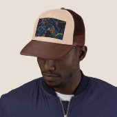 Oil Slick Trucker Hat Pet (In situ)