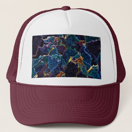 Oil Slick Trucker Hat Trucker Pet (Voorkant)